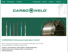 Tablet Screenshot of carboweld.de